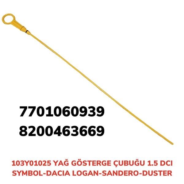 AFT 103Y01025 YAĞ GÖSTERGE ÇUBUĞU CLIO-SYMBOL 10 > DİZEL - Görsel 1