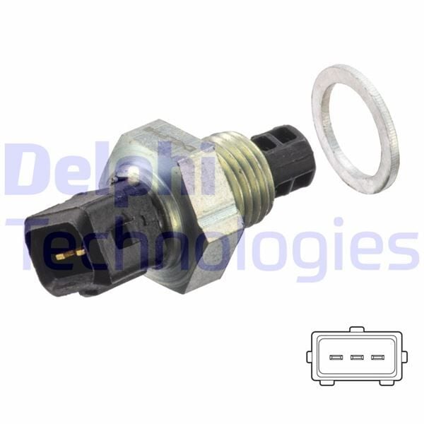 DELPHI TS10527 HAVA SICAKLIK ISI MÜŞÜRÜ CHEVROLET AVEO-KALOS-LACETTI-REZZO-SPARK-MATIZ-NUBIRA 0.8-1.0-1.2-1.4-1.6 R ENAULT R21-R19 -CLIO-MEGANE 1.6 8V - Görsel 1