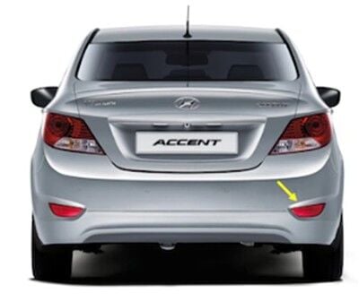 GKL 342991 REFLEKTÖR ARKA TAMPON SAG HYUNDAİ ACCENT BLUE 2011-> - Görsel 1