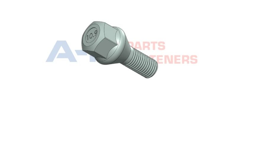 ANB B19R125025Z 19DR1250 BİJON CİVATASI GALVANİZ DACIA-NISSAN-RENAULT M12X1.50X23