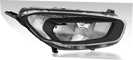 AYFAR 505922 FAR SAĞ SİYAH ÇERÇEVELİ TRANSİT COURIER 14 > MOTORLU H15 H7 PY21W