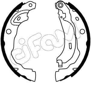 CIFAM 153753 ARKA FREN BALATASI PABUÇ RENAULT CAPTUR II 20> CLIO V 19> NISSAN JUKE F16 19>