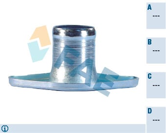 FAE 54306 TERMOSTAT KAPAK SU FLANŞI P106 P405 P306 P205 P309 PARTNER AX ZX BX C15 BERLINGO SAXO 1.0-1.1-1.4-1. 6 TU1M-TU3A TU3JP TU3 2