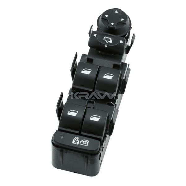 KRAW AN-628A CAM AÇMA DÜĞMESİ KOMPLE ÇERÇEVESİZ ÖN SOL PEUGEOT P308-P508-P3008-P5008 07> CITROEN C5 08>