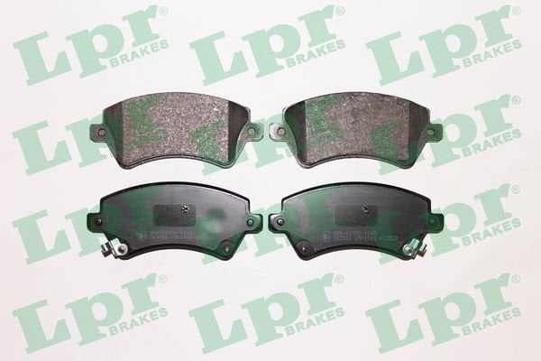 LPR 05P1002 ÖN FREN BALATA TOYOTA COROLLA 1.4L 1.6L 4ZZ-FE 3ZZ-FE ZZE120 ZZE121 VVTi 02-06 / 1.4L 1NDTV NDE120