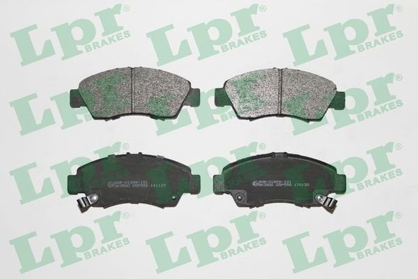 LPR 05P558 ÖN FREN BALATA KÜÇÜK TİP HONDA CIVIC 1.6L D16 SI enjeksiyonlu 92-95 1.4L D14A EURO 96-00 / JAZZ 1. 4L L13A GD 02-08