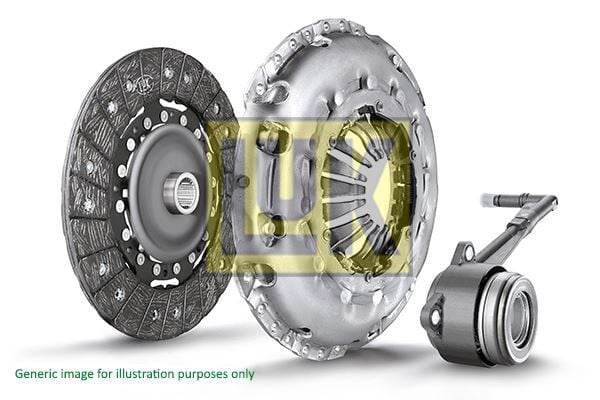 LUK 624315634 DEBRİYAJ SETİ RULMANLI VW MULTIVAN T5 7HM 7HN 7HF 7EF 7EM 7EN TRANSPORTER T5 2.5 TDI 03-09