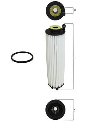 MAHLE OX1366D YAG FILTRESI MERCEDES M254 M256 W206 S206 C236 W214 S214 X254 C254 V167 W223