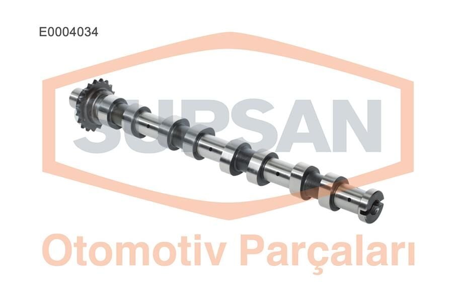 SUPSAN E0004034 EKSANTRİK MİLİ EGSOZ PARTNER-BERLINGO-P206-P207-P307-P308-P3008-P407-P5008-C2-C3-C4-C5-JUMPY FIESTA 02>08-FOCUS II 04>11- FUSION 04>14-VOLVO S40-S80-V50-V70 1.6 16V HDI TDCI