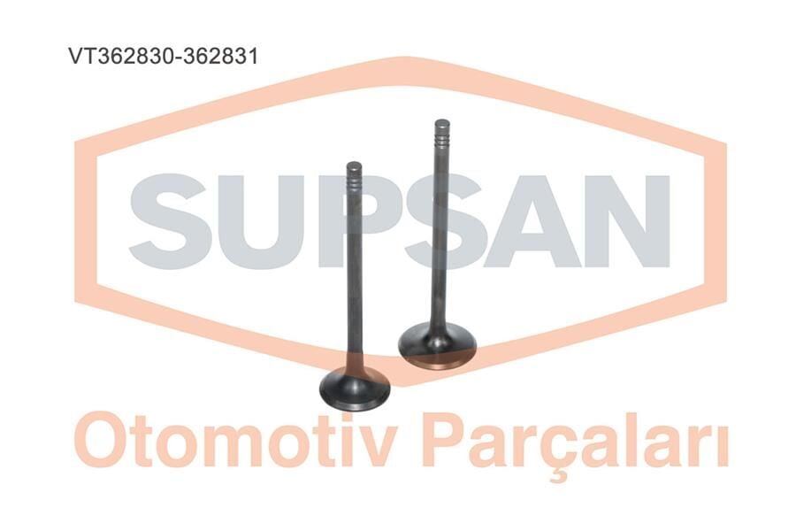 SUPSAN VT362830-362831 SUBAP EMME EGZOZ OPEL ASTRA-CORSA-VECTRA 1.4İ 16V 16 SUBAP-LPG YE UYUMLU