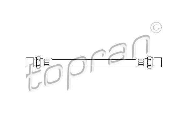 TOPRAN 200914001 ARKA FREN HORTUMU OPEL ASTRA F NB-VECTRA A-VECTRA B-CORSA B-OMEGA A-B-TIGRA-KADETT-ASCONA