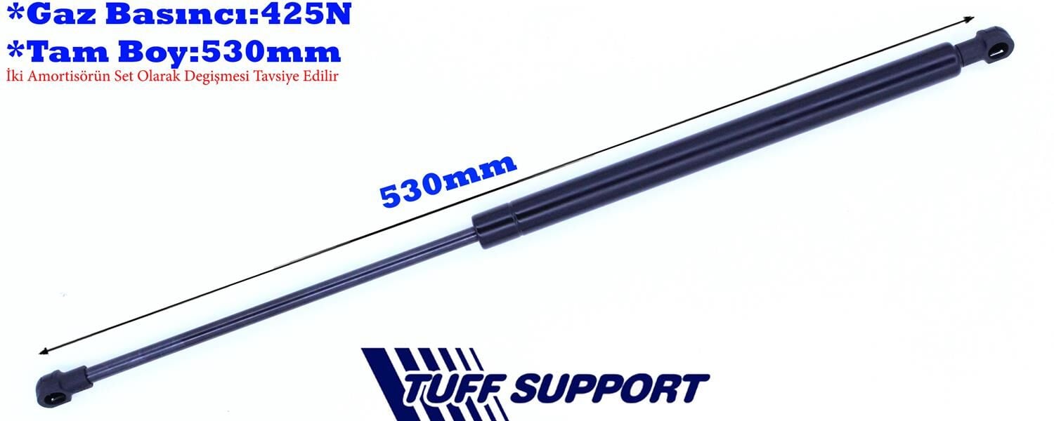 TUFFSUPPORT 612084 BAGAJ AMORTİSÖRÜ GAZLI NISSAN QASHQAI 1.2L HRA2DDT DIG -T J11 14-18 / 1.6L R9M Dci J11 14-18 / 1.5 L K9K J11 6 vites 14-20 / 1.3L HR13DDT DIG-T J11 18-20