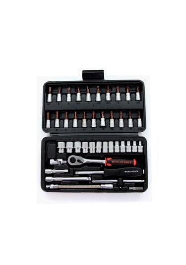 WORLDFORCE 11502 LOKMA TAKIMI 46 PARÇA S-ULTRA 1/4 GARAJ EKİPMANLARI HIRDAVAT