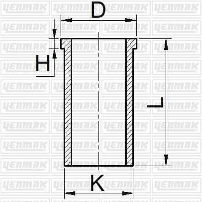 YENMAK 51-65492-000 MOTOR GOMLEK STD 8250MM CONNECT 18TDCI 02>13 FOCUS I 98>05 1.8 TD